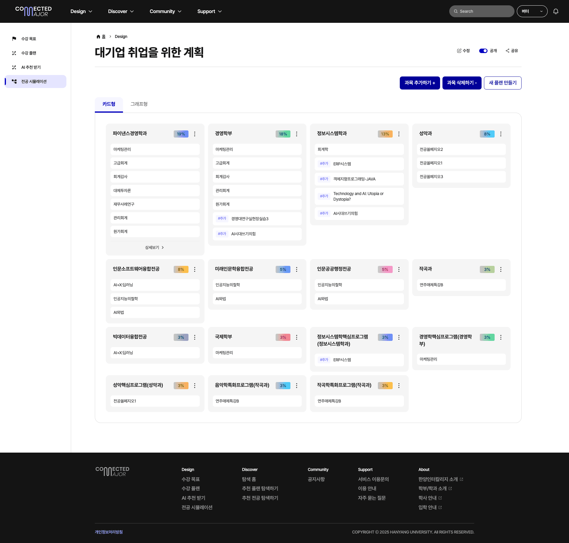 루트온 플랫폼 화면